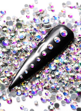 1440pc Super Glitter Crystal AB SS3 SS20 Hotfix Rhinestone
