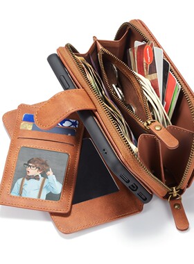 BRG Multifunction Wallet Leather Case For iphone 11 Pro 12