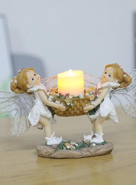 北欧小清新创意花仙子摆件家居客厅卧室书房创意女孩生日结婚礼物