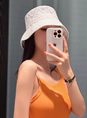夏季薄款透气渔夫帽子女韩版时尚大头围防晒太阳帽显脸小遮阳盆帽