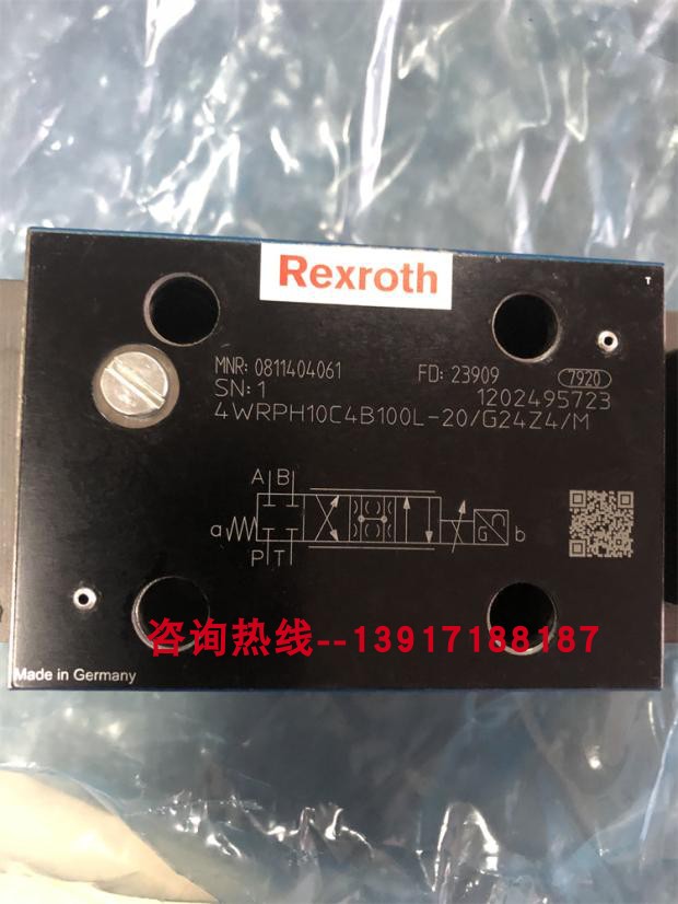 力士乐比例阀R900949757 4WRAE10W1-60-22/G24N9K31/F1V德国原装 - 图2