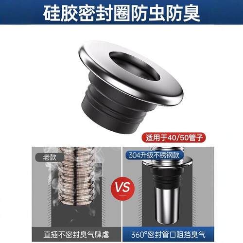 厨房洗菜盆下水管配件不锈钢双槽洗碗池水槽排水管防臭下水器套装 - 图3