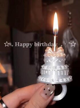 蜡烛蛋糕戒指生日首饰装