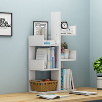 2023 new home Easy bookcase bookshelves Easy table shelves shelves Desktop bookshelves Student desktop
