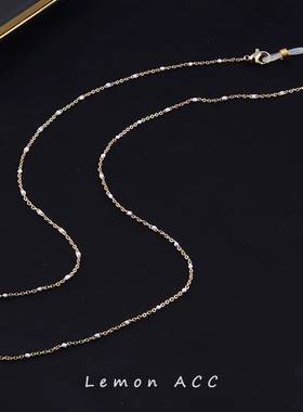 iu同款流苏珍珠眼镜链