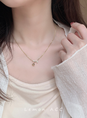 小王子の玫瑰花朵复古项链女礼品