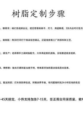 现代酒店家居创意雕塑透明树脂工艺品摆件别墅样板房玄关软装饰品