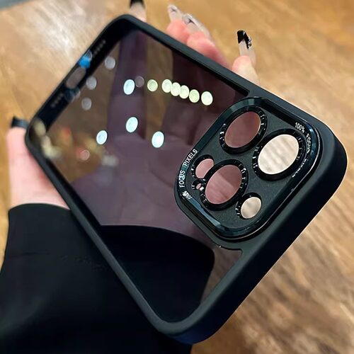 高级金属镜头17air适用iphone15新款苹果14proMax手机壳13por透明12pro简约风p防摔16保护套ip男女款高级感pm - 图3