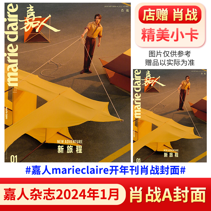 【现货】肖战杂志智族GQ2024年2月刊 嘉人marie claire杂志博客天下年度人物 +店赠小卡  时尚潮流明星期刊/ 大众电影王一博 - 图1