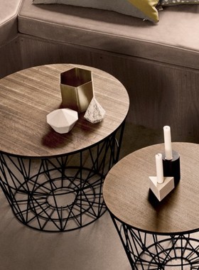 fermLiving金属线条置物篮