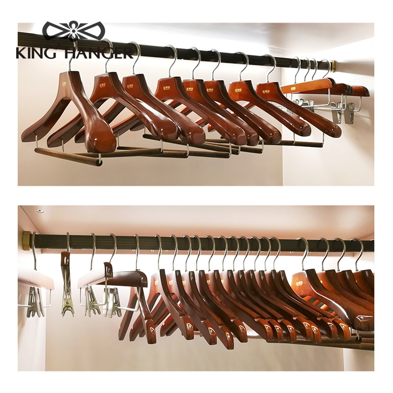 金领结原木实木榉木木质衣架衣柜衣帽间衣撑无痕大衣西服衬衫衣挂,淘宝优惠券,粉丝福利购,淘宝优惠卷