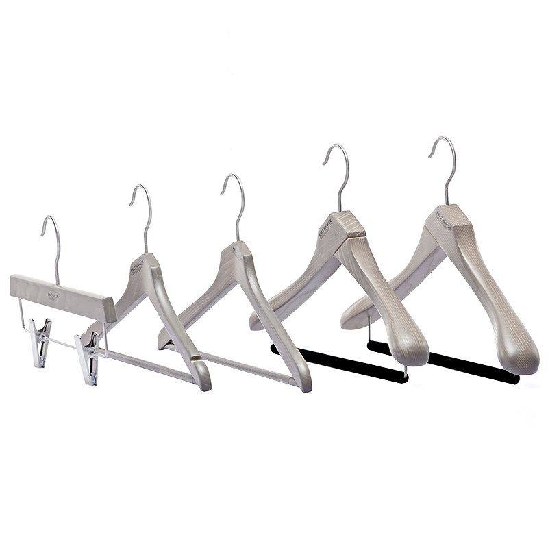 金领结轻奢灰色实木衣架高端衣柜衣帽间衣挂高档原木护衣无痕衣撑,淘宝优惠券,粉丝福利购,淘宝优惠卷