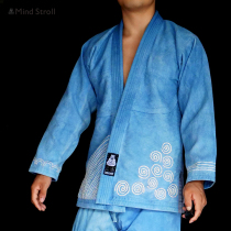 Vegetal Blue Dye Handmade Embroidery Custom Basil Soft Suit Jufu Suit Mind Stroll