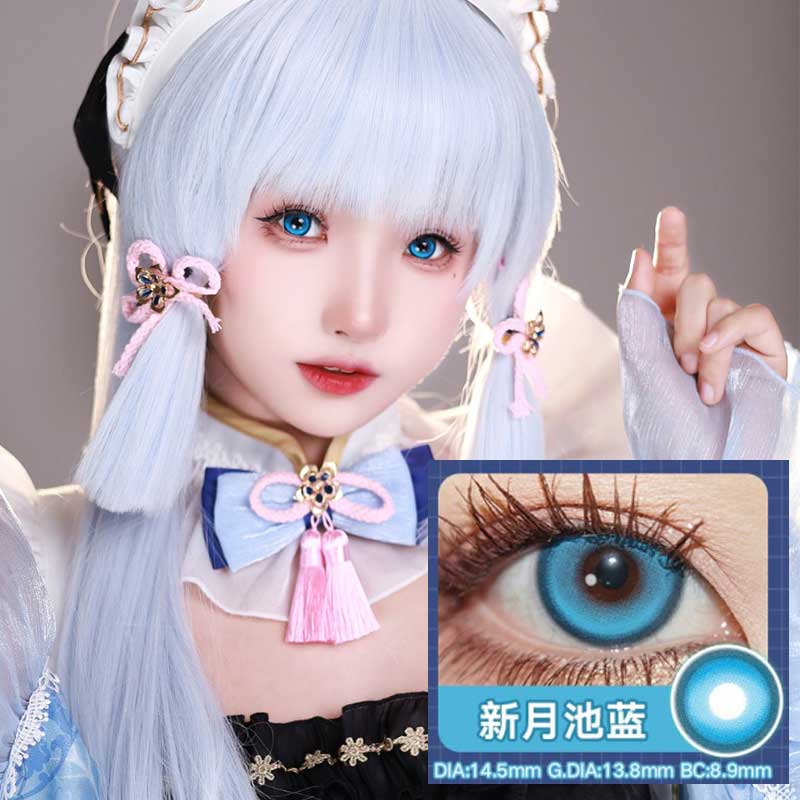 lenspop美瞳半年抛星辰泪绿帕瓦玛奇玛月池绿gy显色cosplay正品-图0