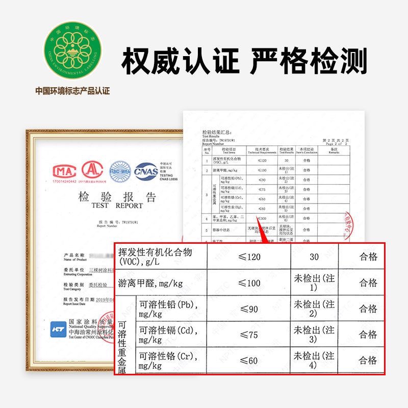 三棵树美净丽内墙乳胶漆白色环保墙面漆自刷家用油漆涂料翻新彩色 - 图1