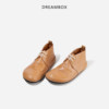DREAMBOX Junbo fashionable temperament short boots autumn and winter new washed horsehide Martin boots lightweight and comfortable women's boots