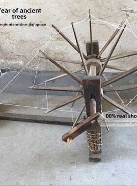 采购产品民间旧物品，旧织机，手工老式织机，民间旧纺车，怀旧装