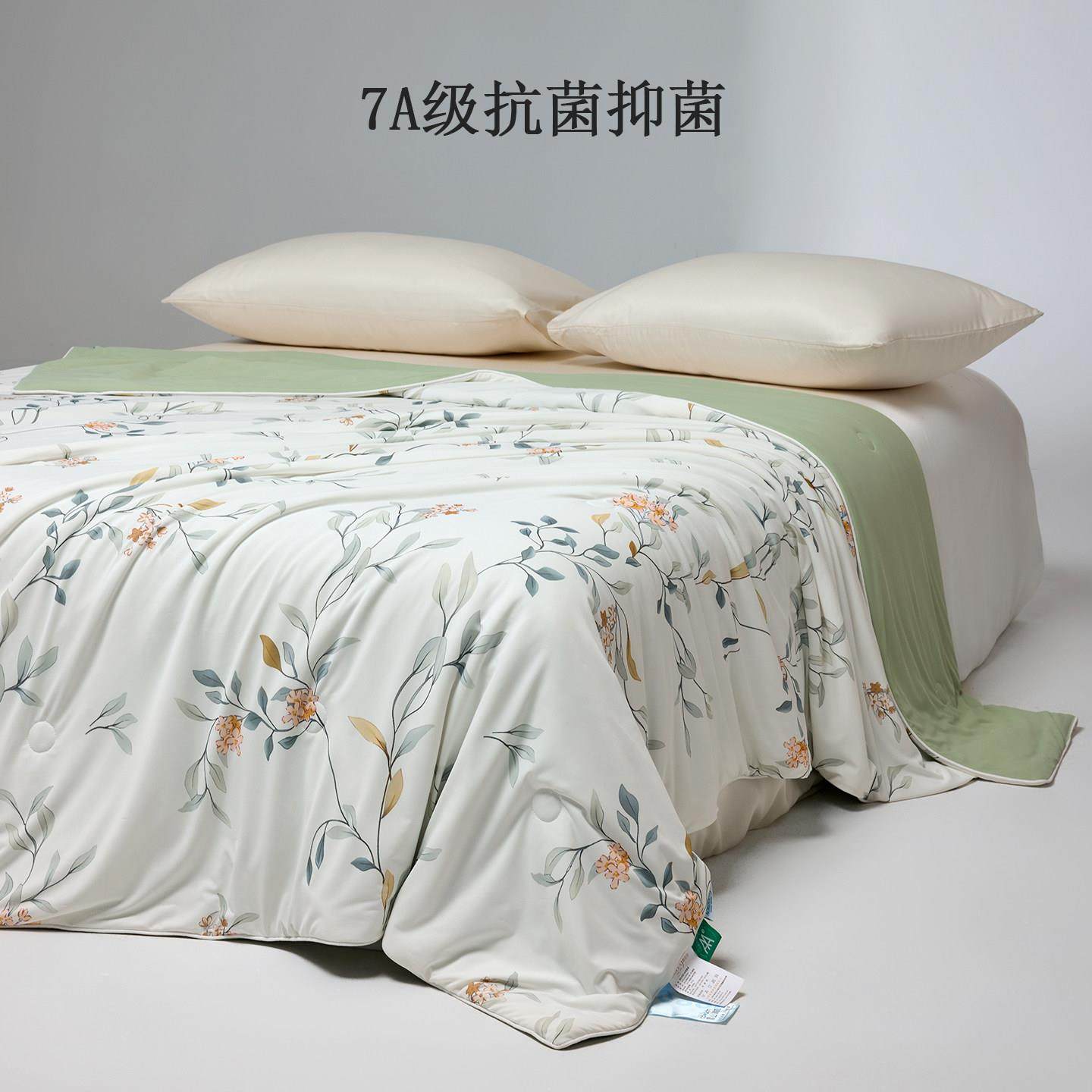 奥若拉凉感冰丝夏凉被A类可水洗双人空调被薄被母婴四季通用抗菌,淘宝优惠券,粉丝福利购,淘宝优惠卷