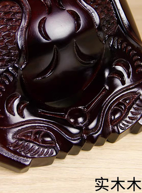 【当天发货】木鱼实木法器打击乐器老式香樟木原木