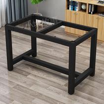 New buckle-type metal table frame computer desk iron frame custom bar table legs bracket iron art table legs