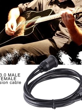 2 USB3.0 Ports MALE TO 2 FEMALE Extension cable Car Dash Pa