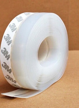 Silicone Strip Glass Door Sink Bath Sealing Strip Tape White