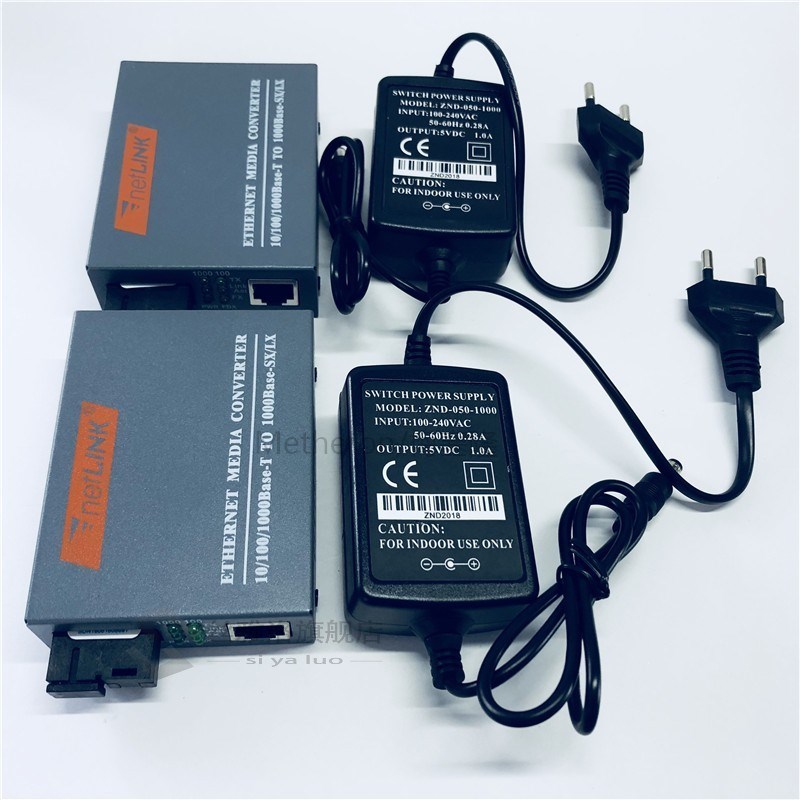 3 Pair HTB-GS-03 AB Gigabit Fiber Optical Media Converter 10 - 图0