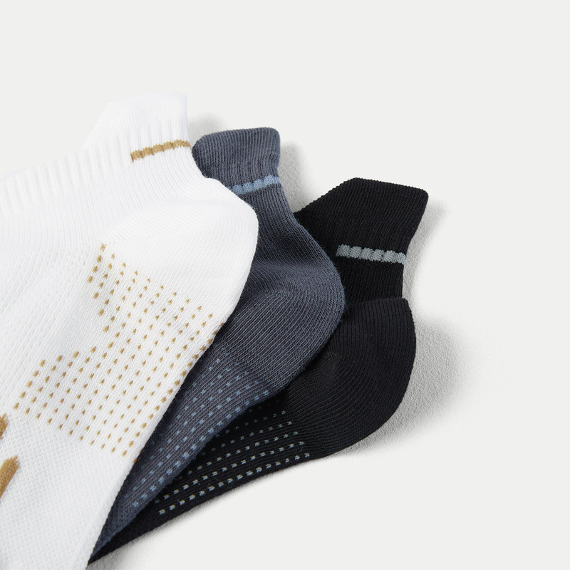 HLA/海澜之家三双装折耳根款船袜男25新舒适透气柔软精梳棉袜子男,淘宝优惠券,粉丝福利购,淘宝优惠卷