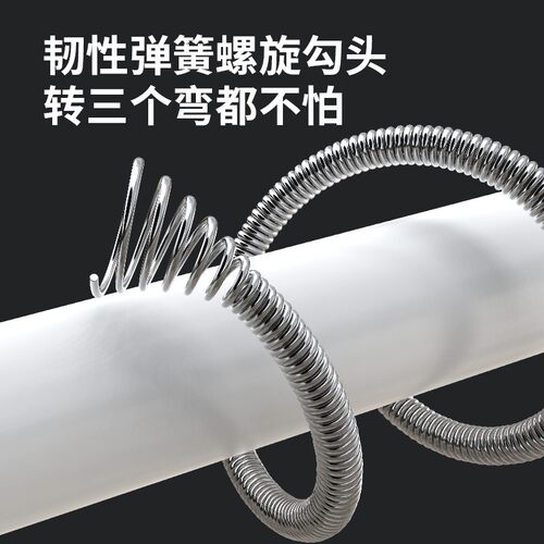 下水道疏通神器家用疏通器通卫生间厕所马桶管道堵塞专用工具弹簧 - 图1