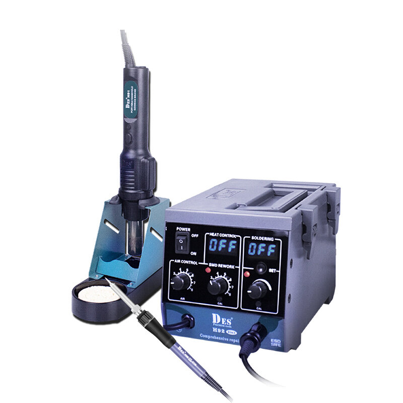 d德士des德国进口h92数显热风枪拆焊台二合一调温电烙铁焊接工