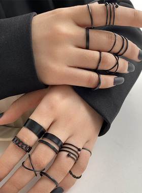 Butterfly Ring Opening Multi Joint Ring Set 蝴蝶戒指22件套女