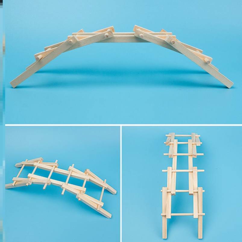 通用技术作品高中材料包倍力桥STEM科学实验力学结构桥梁模型手工