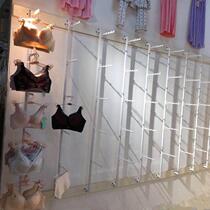 New Products Lingerie Shelf Show Shelves Small Childrens Underwear Iron Art Upper Wall Wall-mounted Bra Shelf Floor Display Cabinet