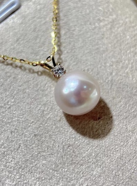 热卖款兔子小姐～18k金珍珠吊坠