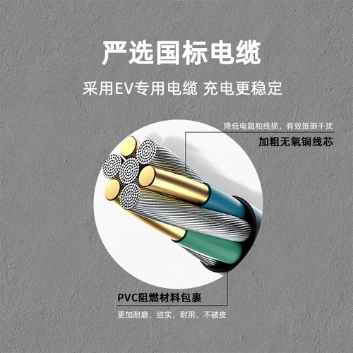 阿呆充电新能源电动汽车充电桩器7kW适用于比亚迪特斯拉小鹏埃安 - 图2