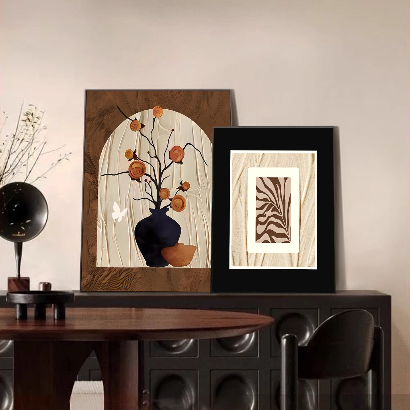 复古桌面摆台画法式客厅餐厅装饰画中古风柿柿如意沙发背景墙挂画,淘宝优惠券,粉丝福利购,淘宝优惠卷