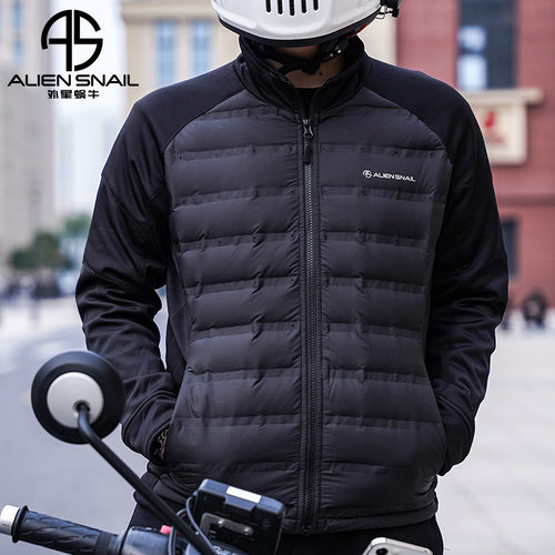 外星蜗牛新款电加热马甲可水洗男冬季摩托车骑行服防寒保暖机车服 - 图2