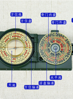 寻龙罗盘高精度专业随身携带