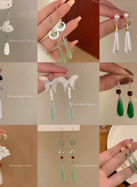 时尚新款珍珠花朵开口戒指女小众