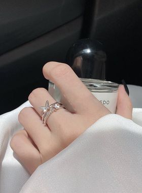 新款结戒指女可调节叠戴礼物
