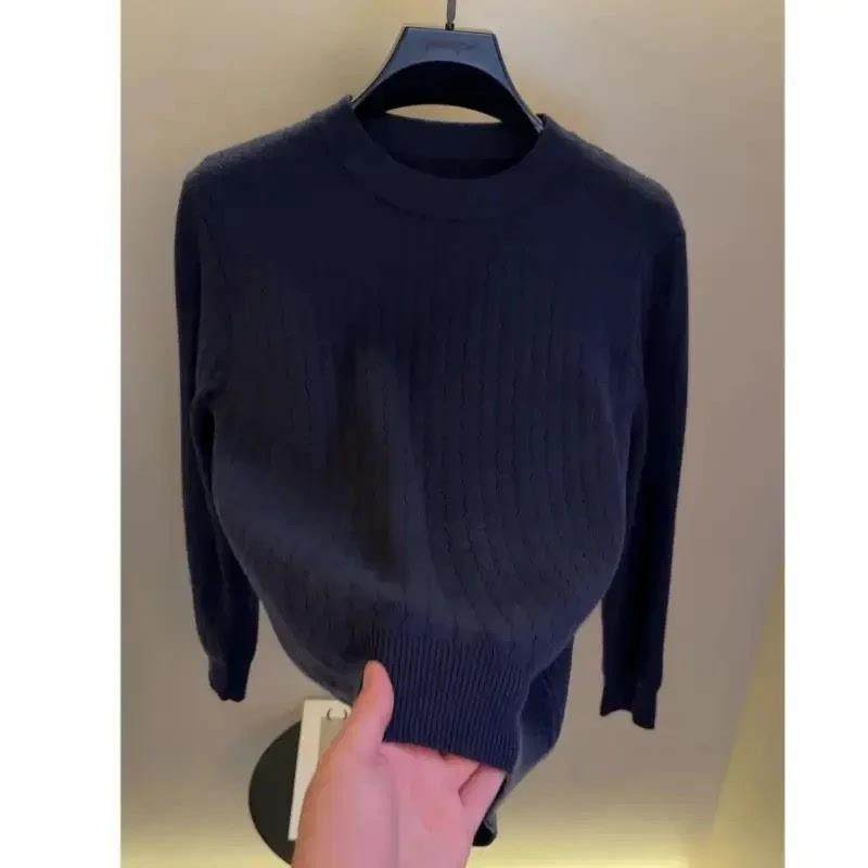 墨峰阁服饰圆领纯色针织衫毛衣男士冬季时尚潮流内搭打底衫长袖,淘宝优惠券,粉丝福利购,淘宝优惠卷