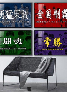 灌篮高手装饰画儿童房动漫