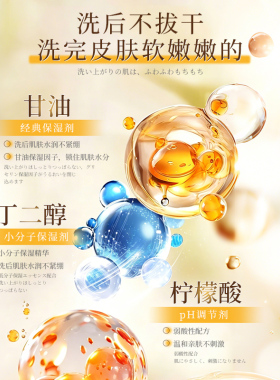 那绯澜进口香氛沐浴露持久留香