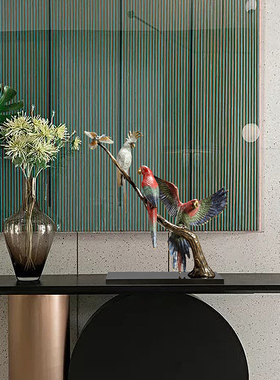 纯铜摆件简约家居装饰品客厅开业