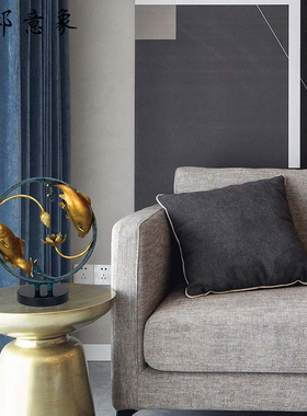 锦上添花铜摆件优邸意象黄铜中式