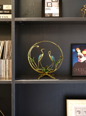 优邸意象黄铜家居饰品摆件新中式