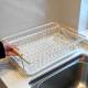 Dish storage rack drain bowl rack household countertop stainless steel bowl rack tableware storage basket
