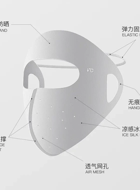 夏季新款防晒面罩全脸女痕透气