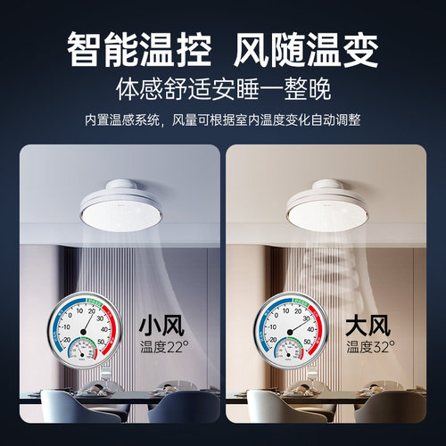 公牛无叶风扇灯吸顶灯2026年新款吸顶灯卧室儿童房主卧书房吊扇灯 - 图3