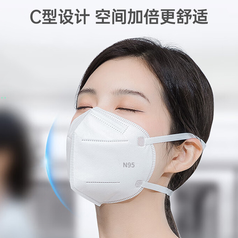 N95醫用防護口罩3d立體醫療級別醫護專用一次性官方旗艦正品獨立_奧威諾旗艦店_醫療器械